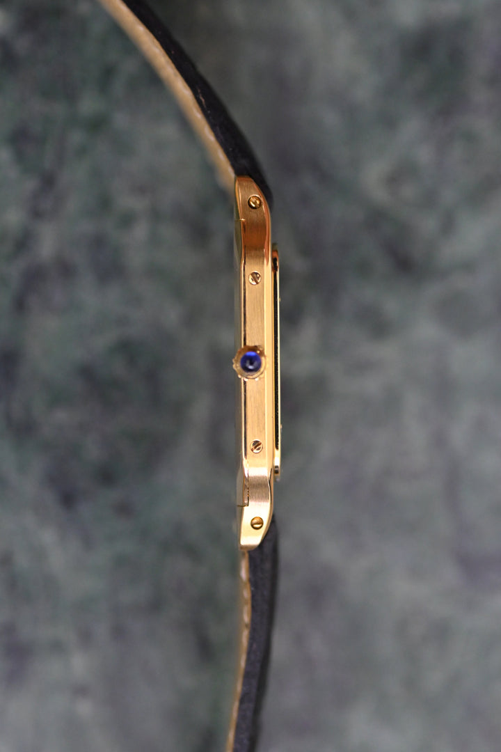 【保証書】CARTIER サントスデュモン LMサイズ エクストラフラット 18KYG Ref.821054