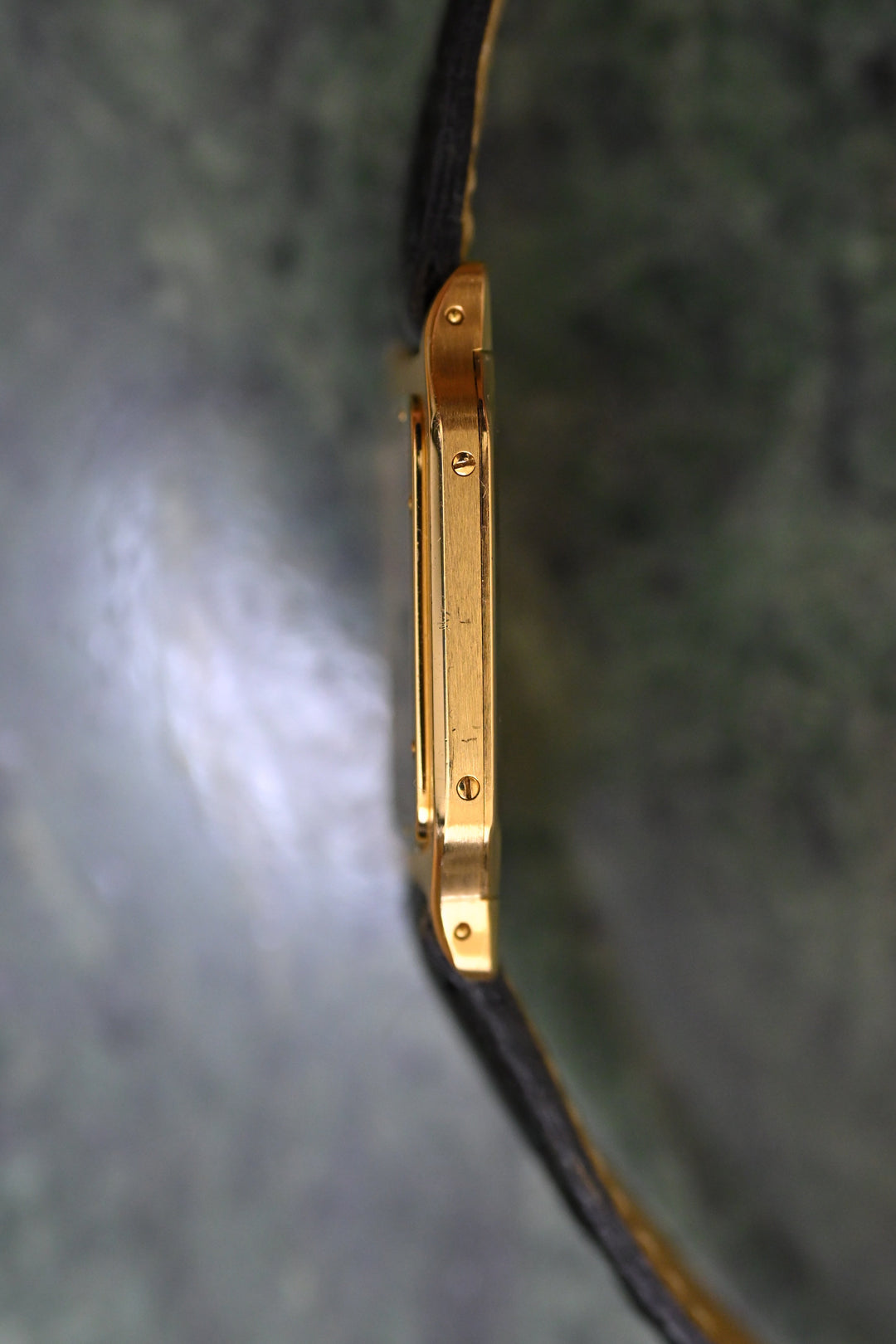 【保証書】CARTIER サントスデュモン LMサイズ エクストラフラット 18KYG Ref.821054