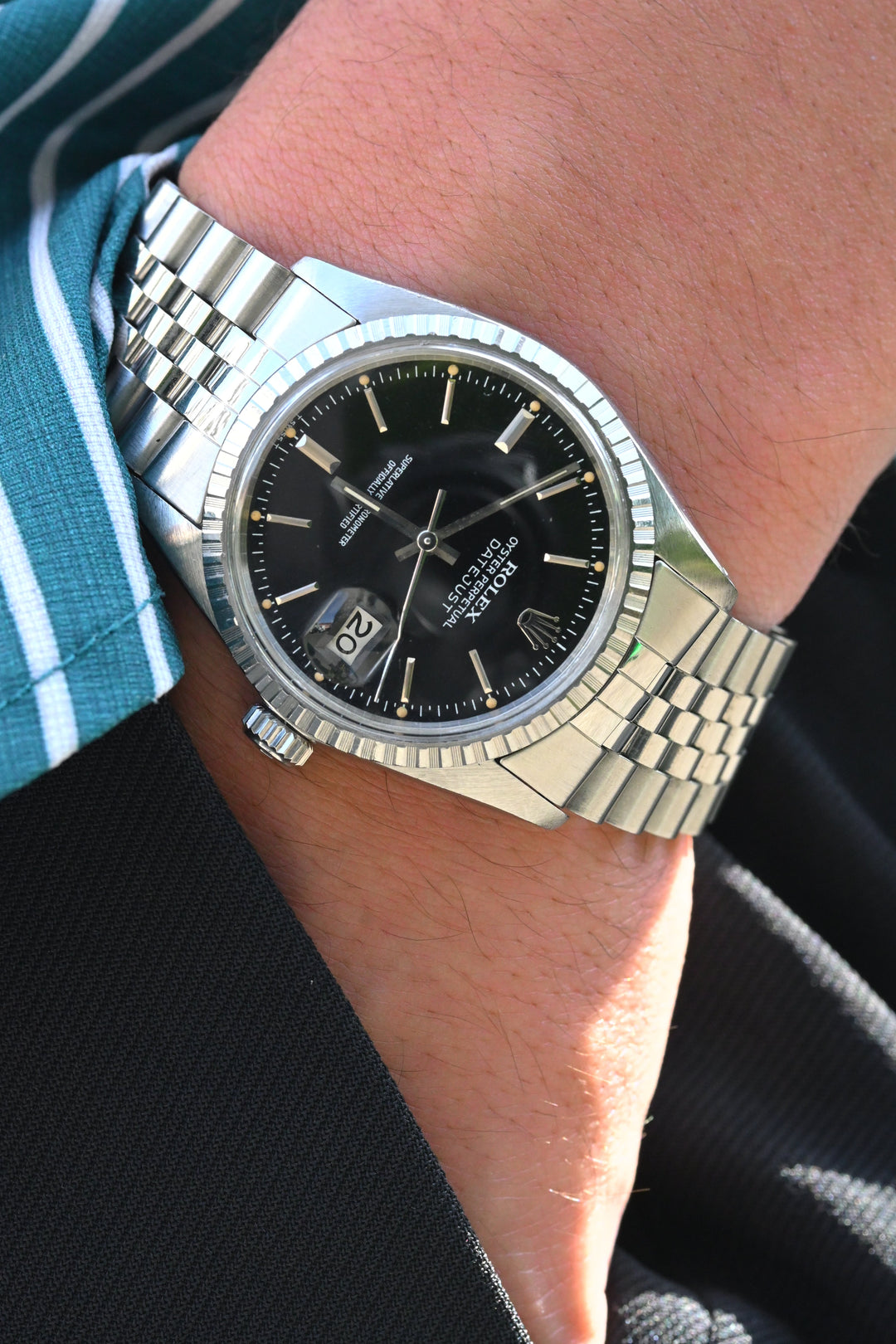 ROLEX ロレックス デイトジャスト Ref.16030 ブラックミラーダイヤル