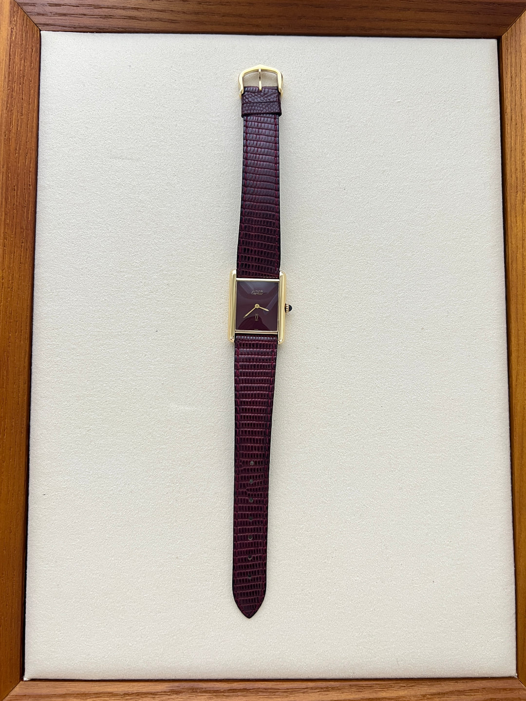 マスト ドゥ カルティエ タンク スターリングシルバーに18金ヴェルメイユ　LMサイズ