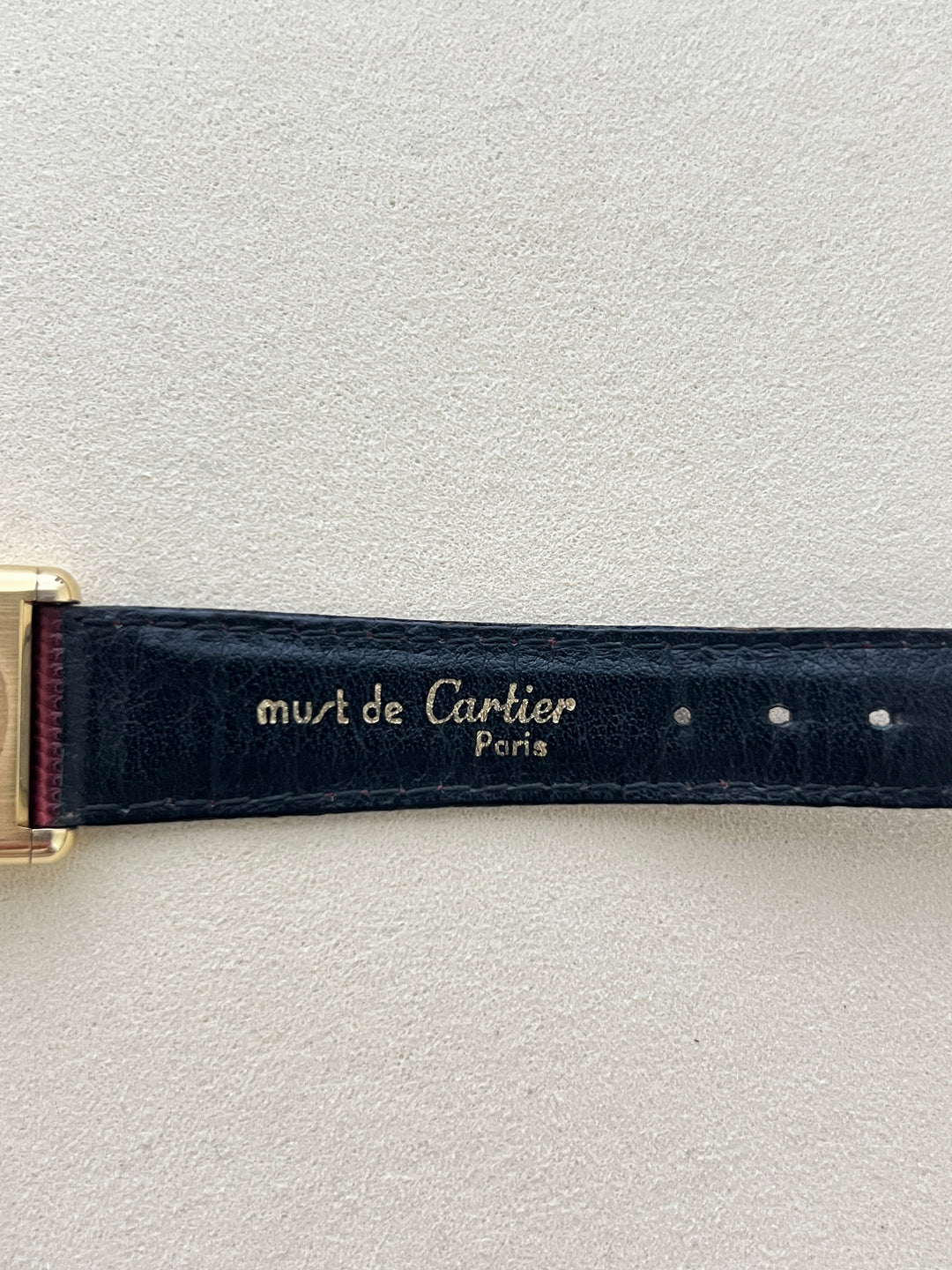 マスト ドゥ カルティエ タンク スターリングシルバーに18金ヴェルメイユ　LMサイズ