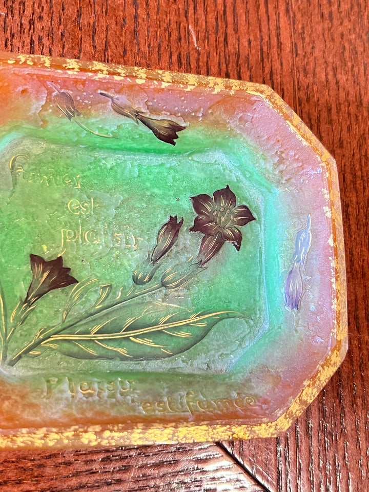 ドーム兄弟（ドームナンシー）タバコの花の小さなトレイ花瓶