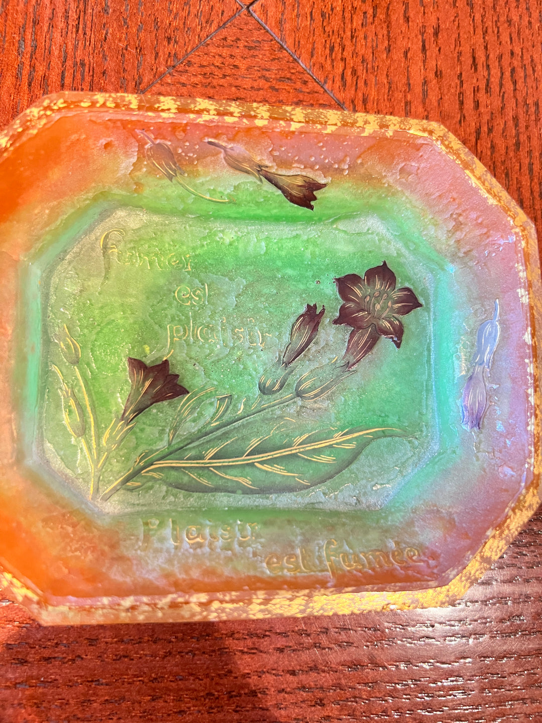 ドーム兄弟（ドームナンシー）タバコの花の小さなトレイ花瓶