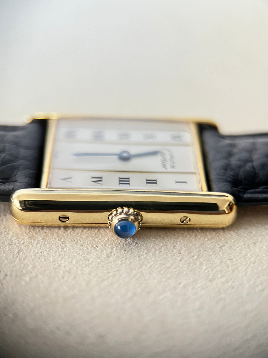 マスト ドゥ カルティエ タンク　ヴィンテージウォッチLMサイズ ストレートローマン スターリングシルバーに18Kヴェルメイユ