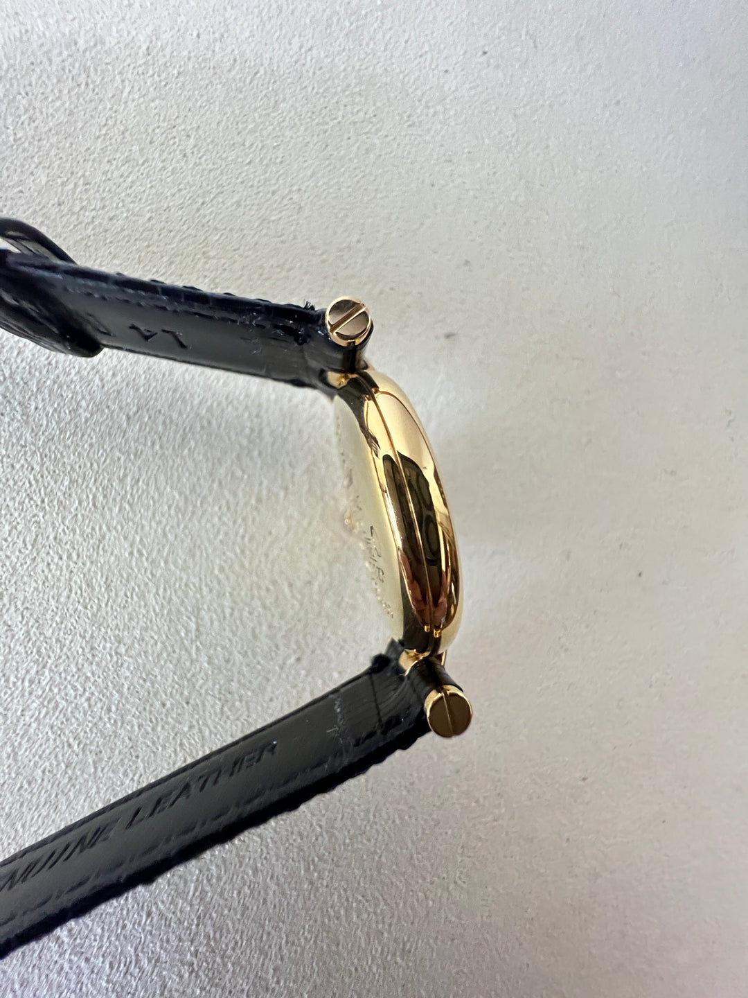 カルティエ腕時計　ヴァンドーム　飛びアラビアインデックス SMサイズ　スターリングシルバーにヴェルメイユ