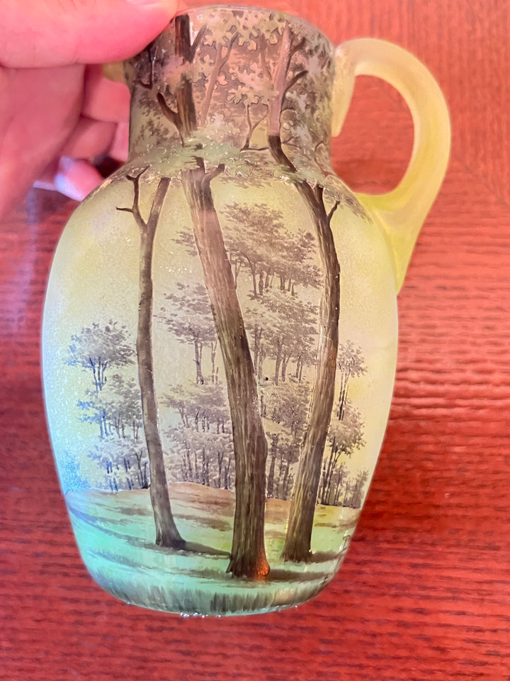 ドーム兄弟（ドームナンシー）夏景色の水差し型花瓶 – アンティーク