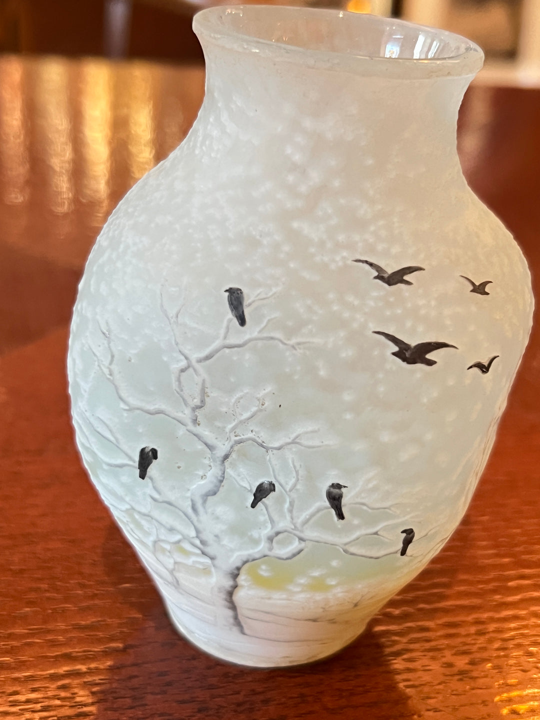 ドーム兄弟（ドームナンシー）雪とカラスの花瓶