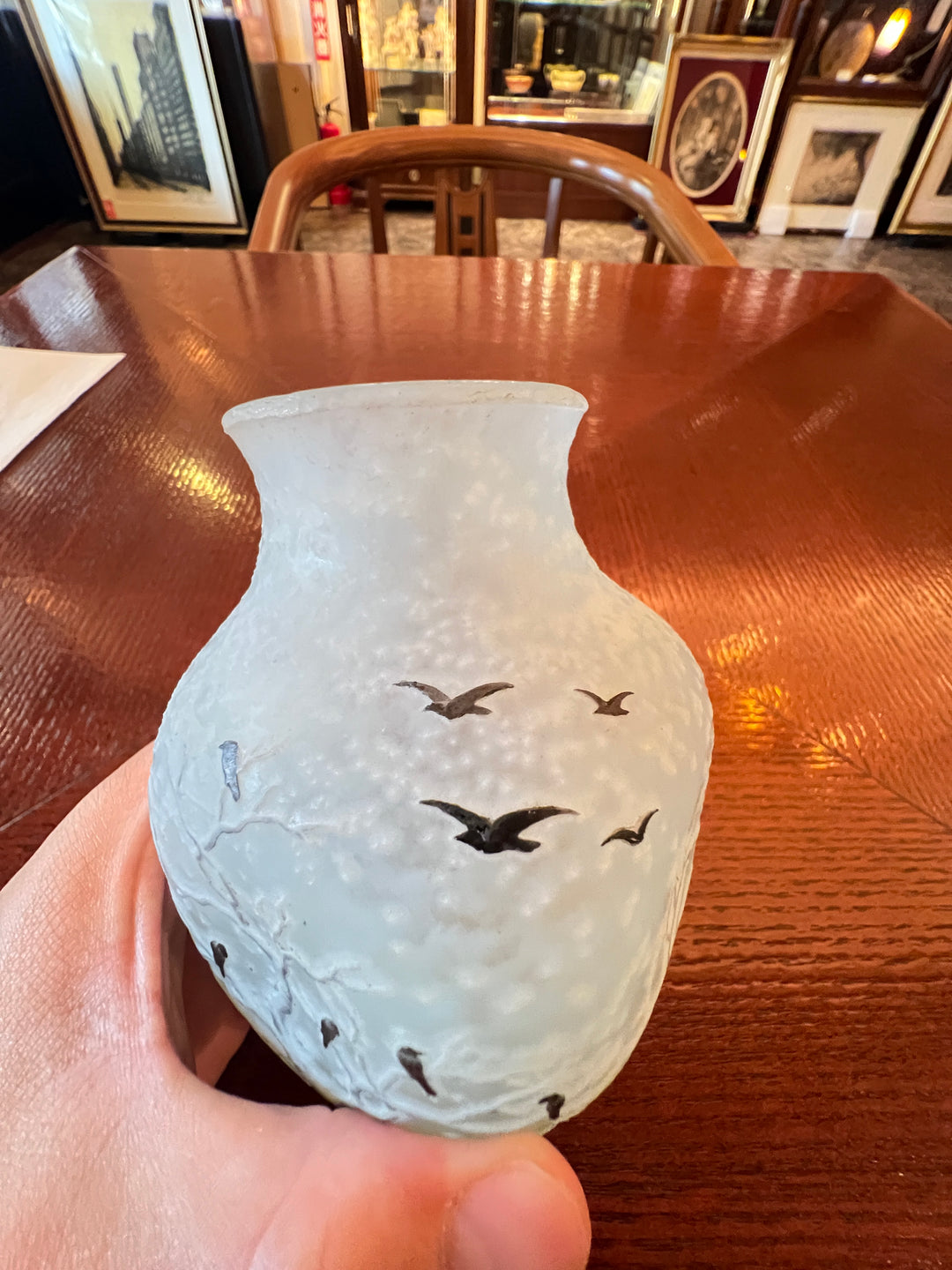 ドーム兄弟（ドームナンシー）雪とカラスの花瓶