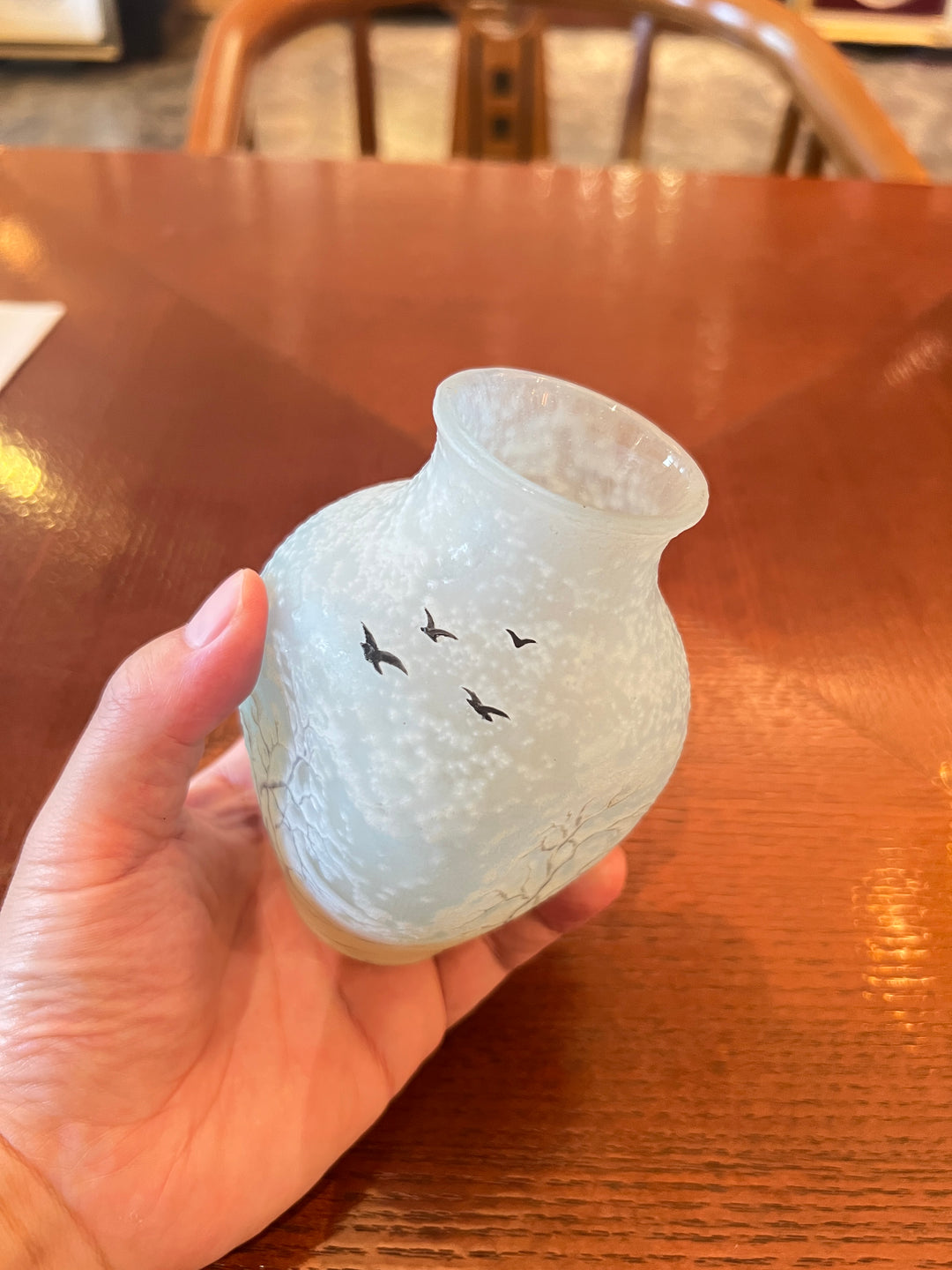 ドーム兄弟（ドームナンシー）雪とカラスの花瓶