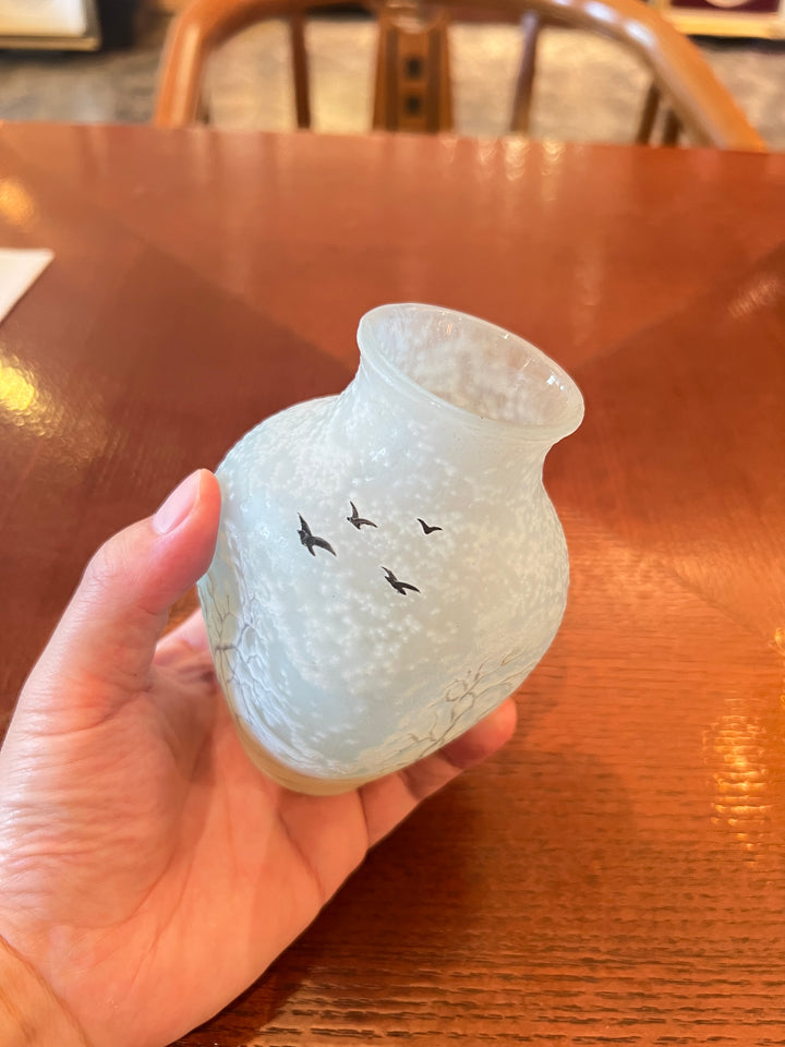 ドーム兄弟（ドームナンシー）雪とカラスの花瓶
