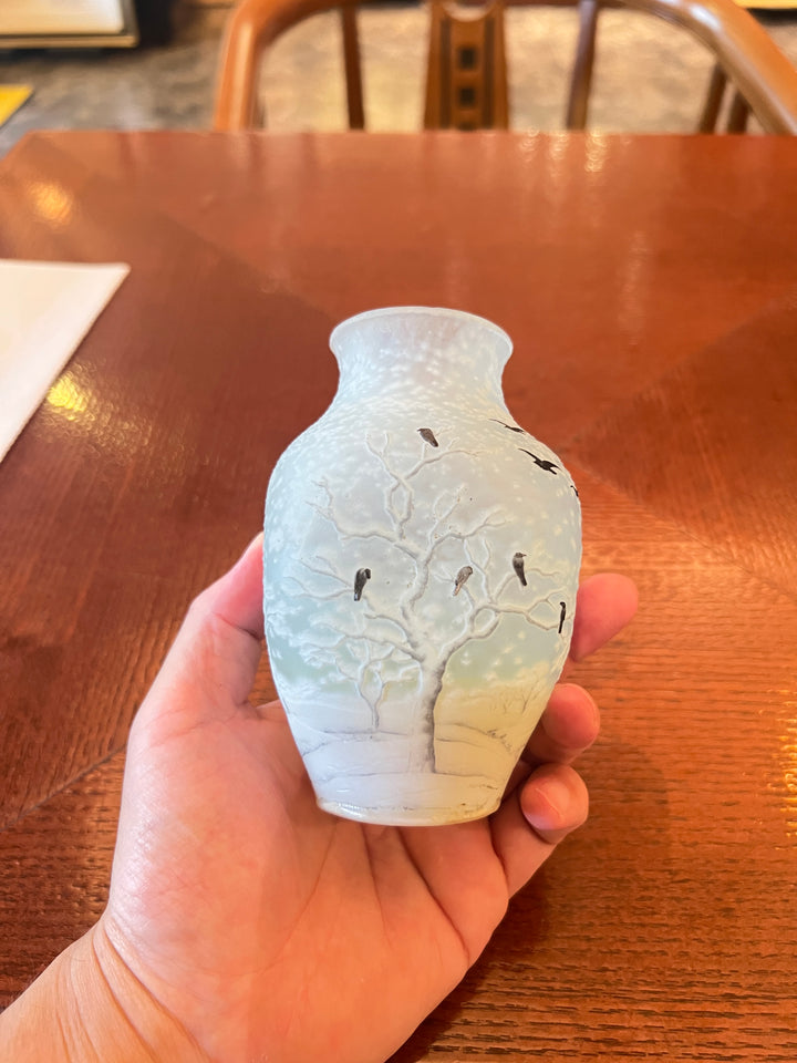 ドーム兄弟（ドームナンシー）雪とカラスの花瓶