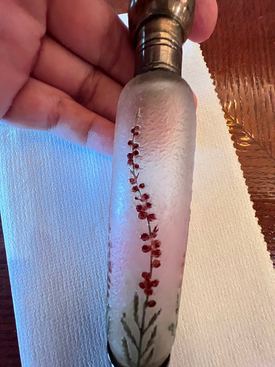 ドーム兄弟（ドームナンシー）　花紋香水瓶