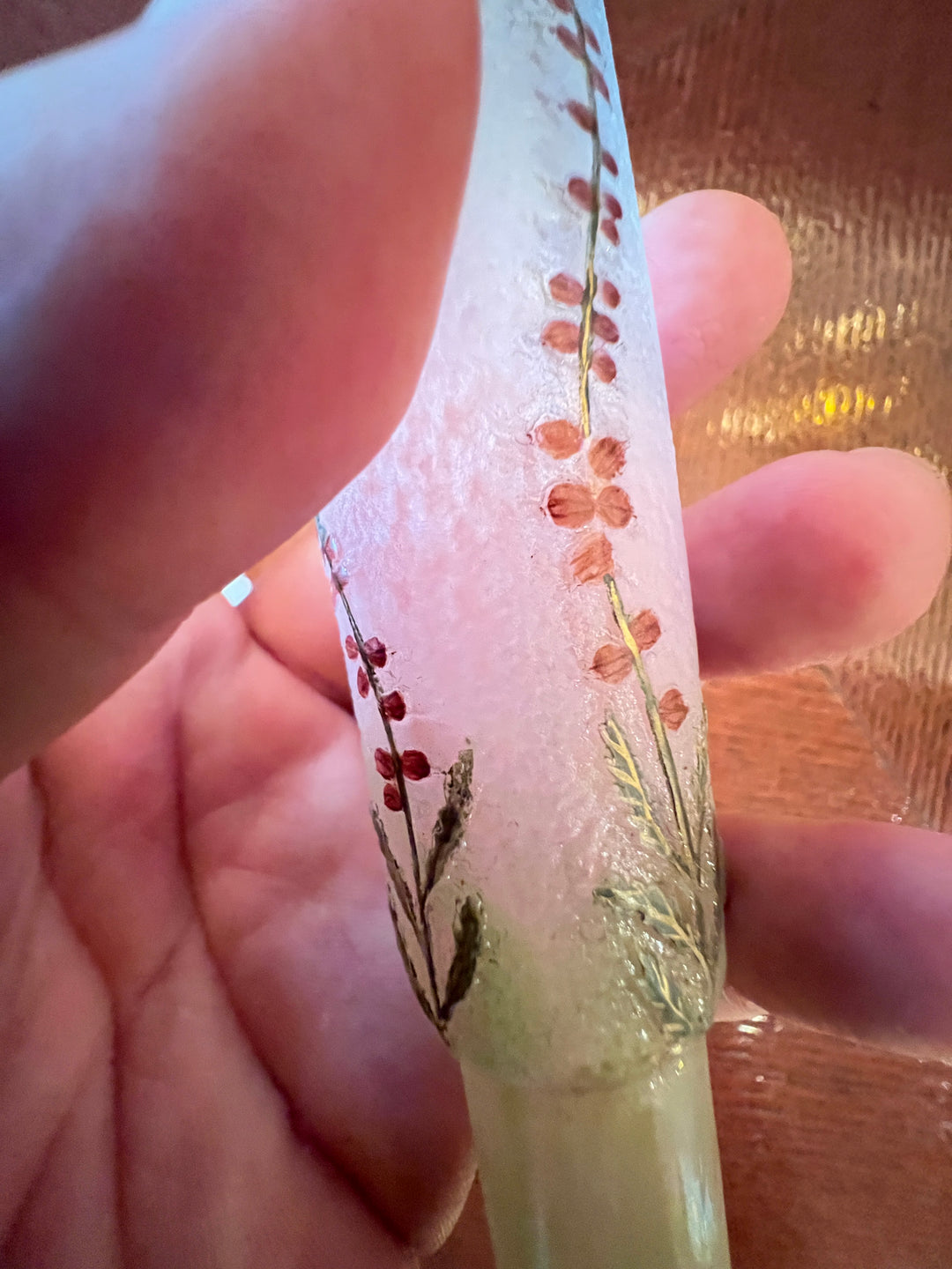 ドーム兄弟（ドームナンシー）　花紋香水瓶