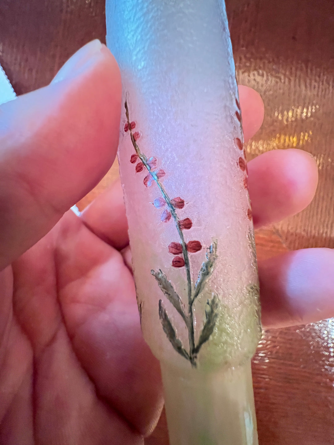 ドーム兄弟（ドームナンシー）　花紋香水瓶