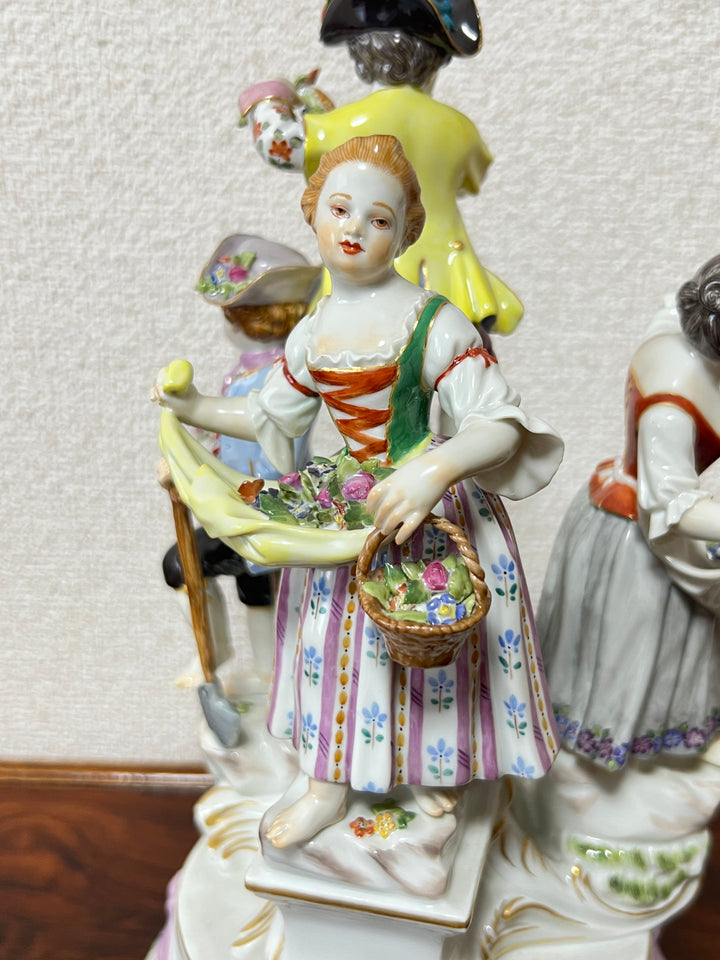 （委託品）マイセン 人形 子供 庭師 J.J.ケンドラー NO.B60 1860年頃