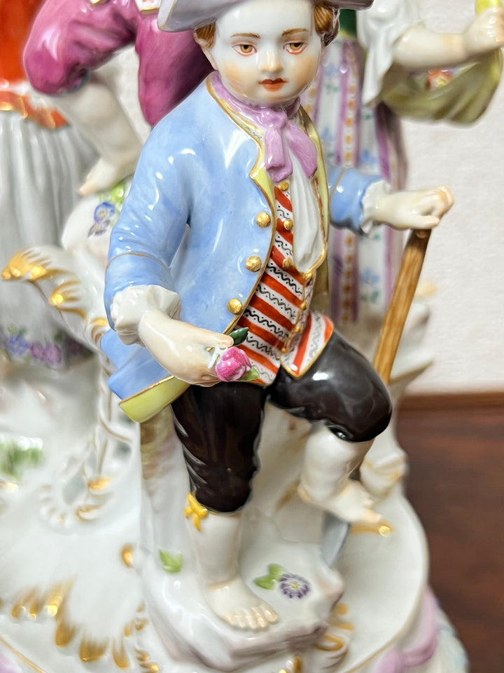 （委託品）マイセン 人形 子供 庭師 J.J.ケンドラー NO.B60 1860年頃