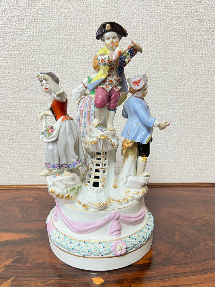 （委託品）マイセン 人形 子供 庭師 J.J.ケンドラー NO.B60 1860年頃