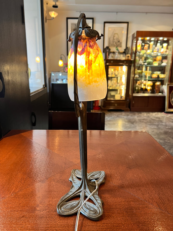 ドーム兄弟（ドームナンシー）アールヌーボー時代のテーブルランプ