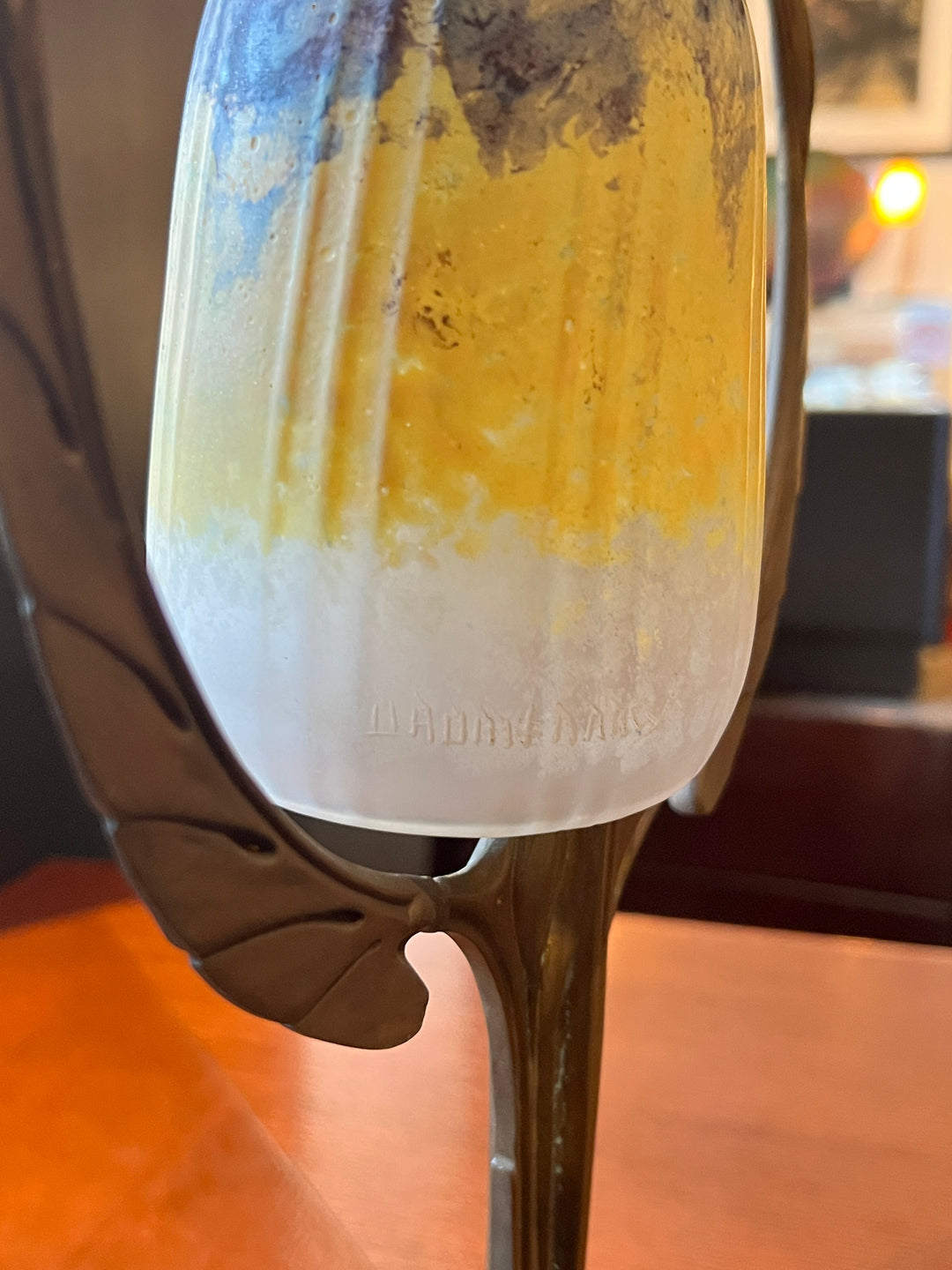 ドーム兄弟（ドームナンシー）アールヌーボー時代のテーブルランプ