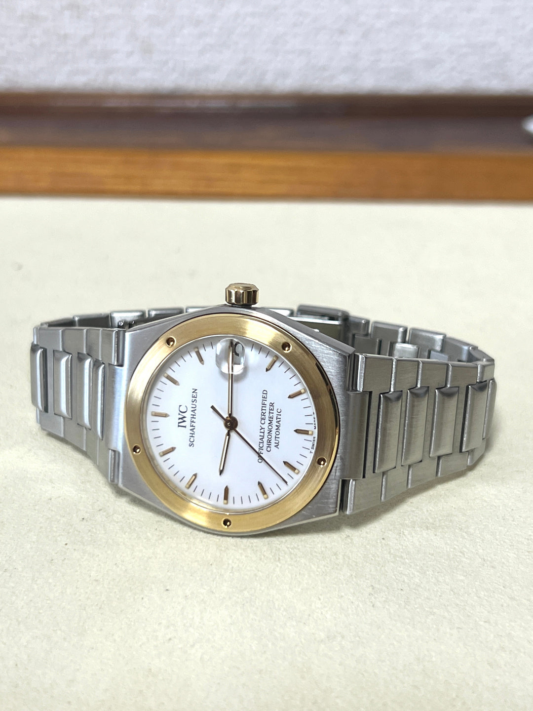 IWC インヂュニア（インジュニア）SL　Ref.3521-004 ホワイトダイヤル ジャガールクルト社製ムーブメント搭載モデル