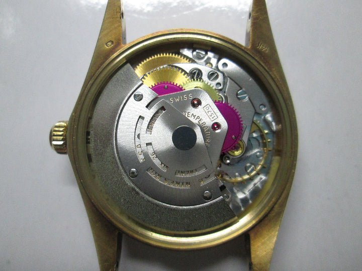 ロレックス　オイスターパーペチュアルデイト　Ref.1512 ゼファーダイヤル　1970年代　14Kモデル