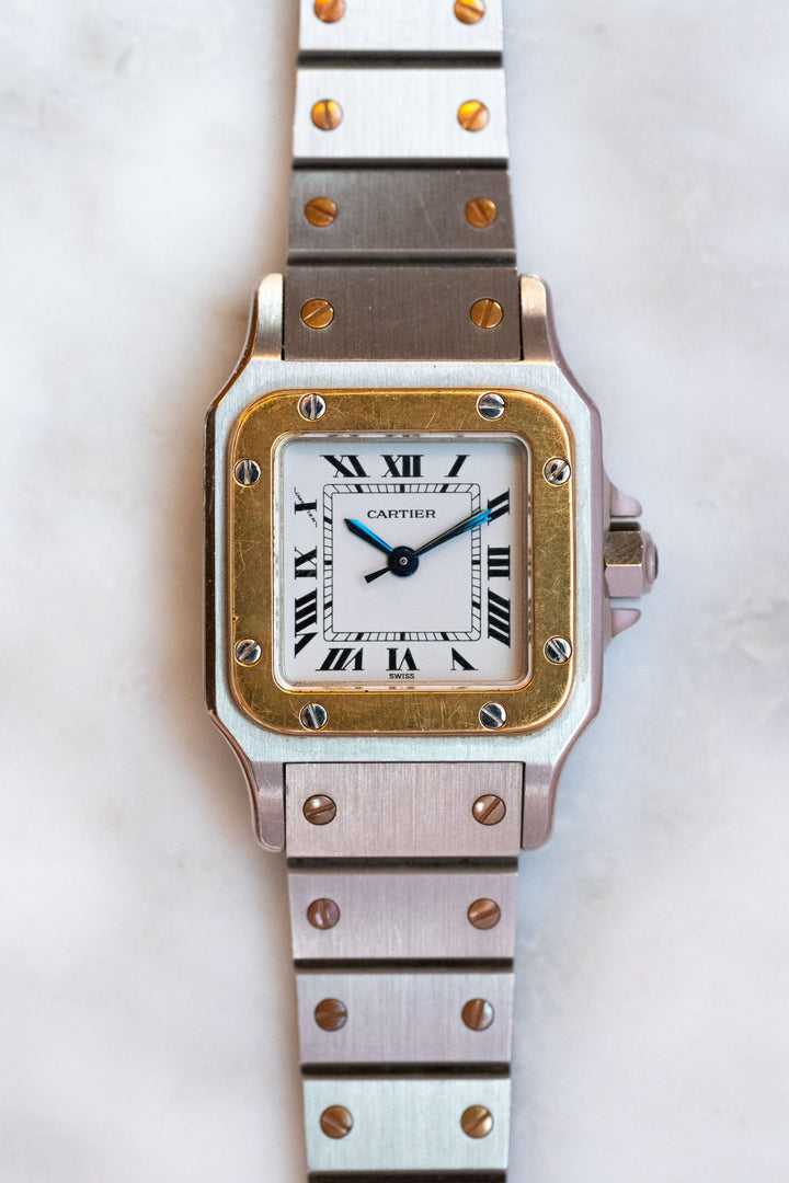 CARTIER カルティエ サントスカレ SMサイズ コンビモデル Ref.0902