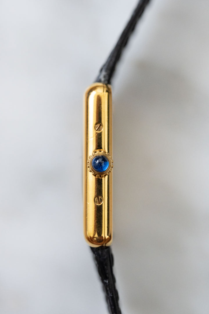 CARTIER カルティエ マストタンク ブラックダイヤル SMサイズ クォーツ