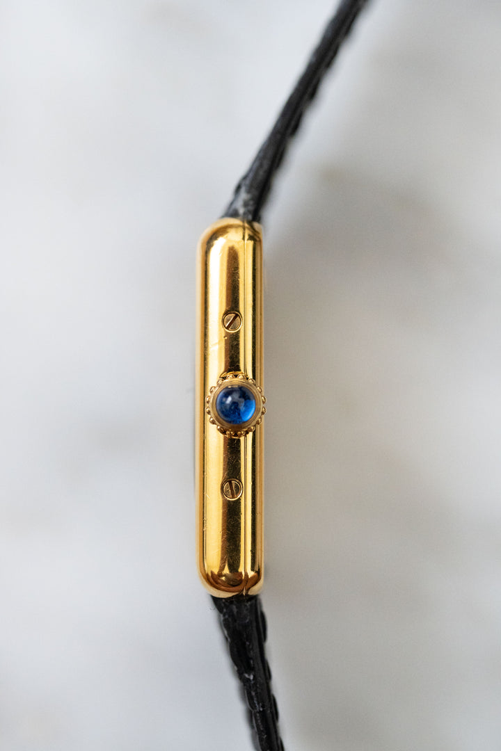 CARTIER カルティエ マストタンク ブラックダイヤル SMサイズ クォーツ