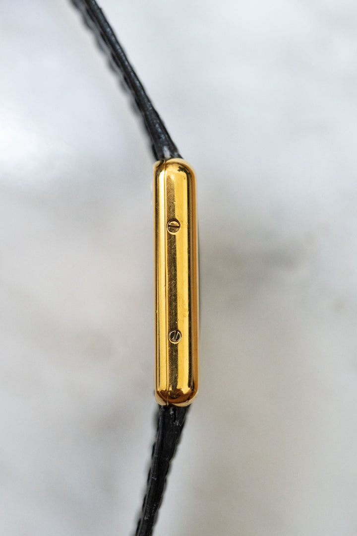 CARTIER カルティエ マストタンク ブラックダイヤル SMサイズ クォーツ