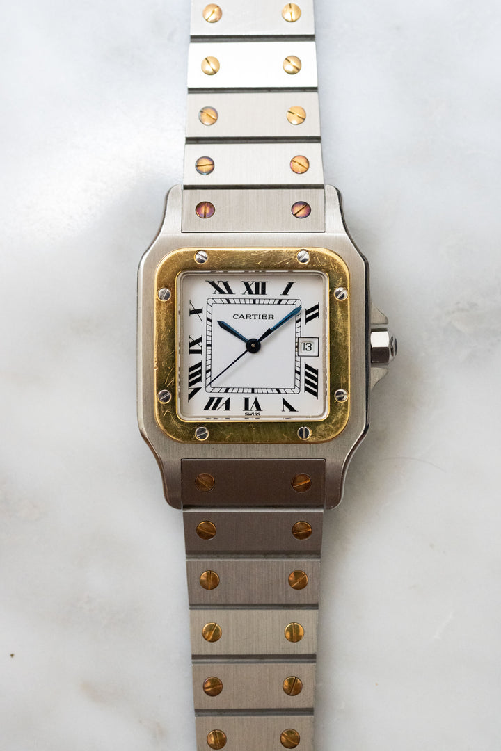 CARTIER カルティエ サントスカレ LMサイズ コンビモデル Ref.2961