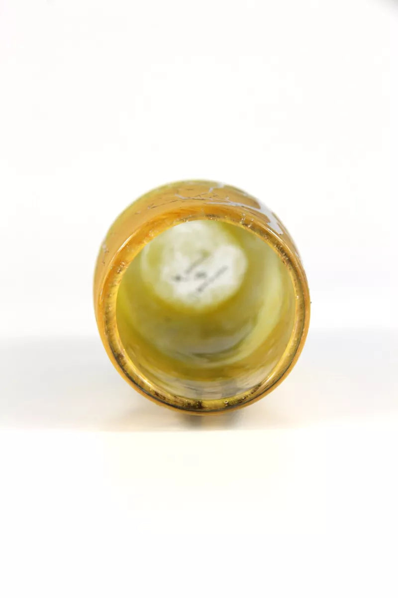 ドーム兄弟（ドームナンシー）冬の風景が描かれた花瓶