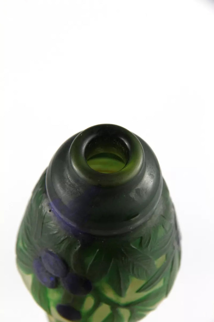 ドーム兄弟（ドームナンシー）スピノサスモモの実が描かれた花瓶