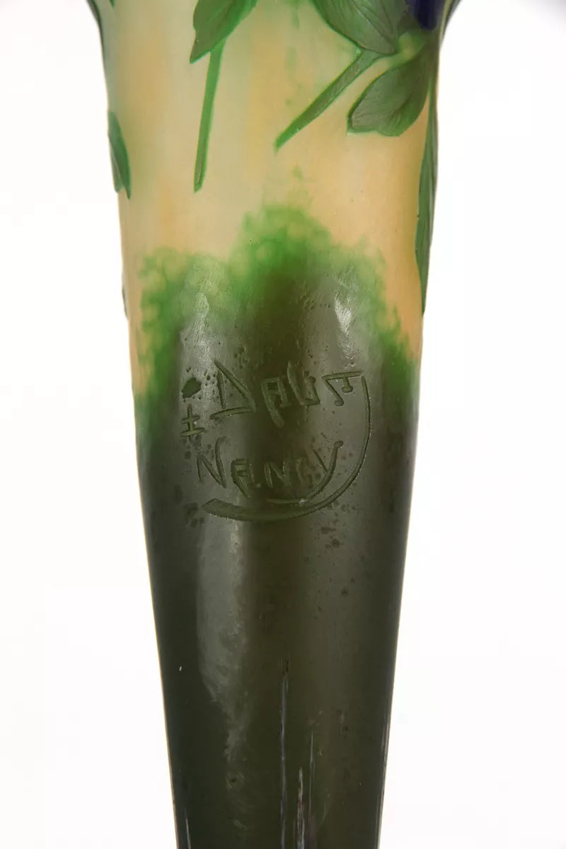 ドーム兄弟（ドームナンシー）スピノサスモモの実が描かれた花瓶