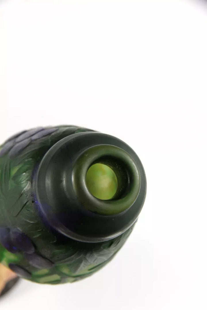 ドーム兄弟（ドームナンシー）スピノサスモモの実が描かれた花瓶