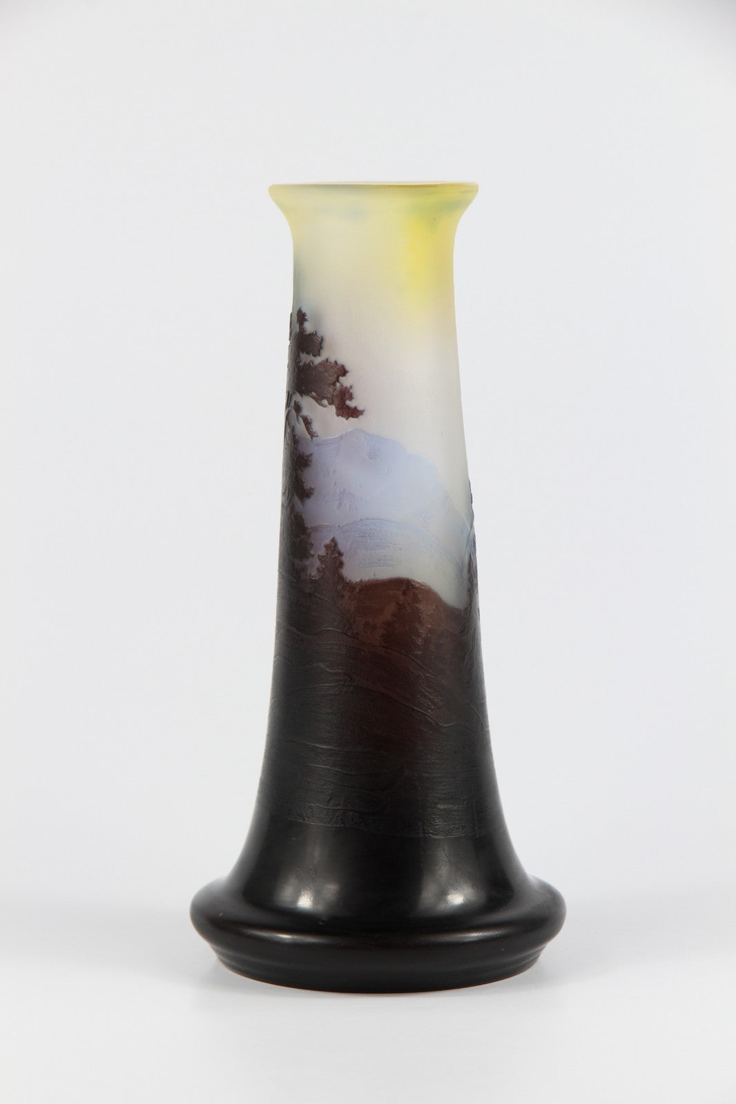 エミールガレ 山岳風景の花瓶