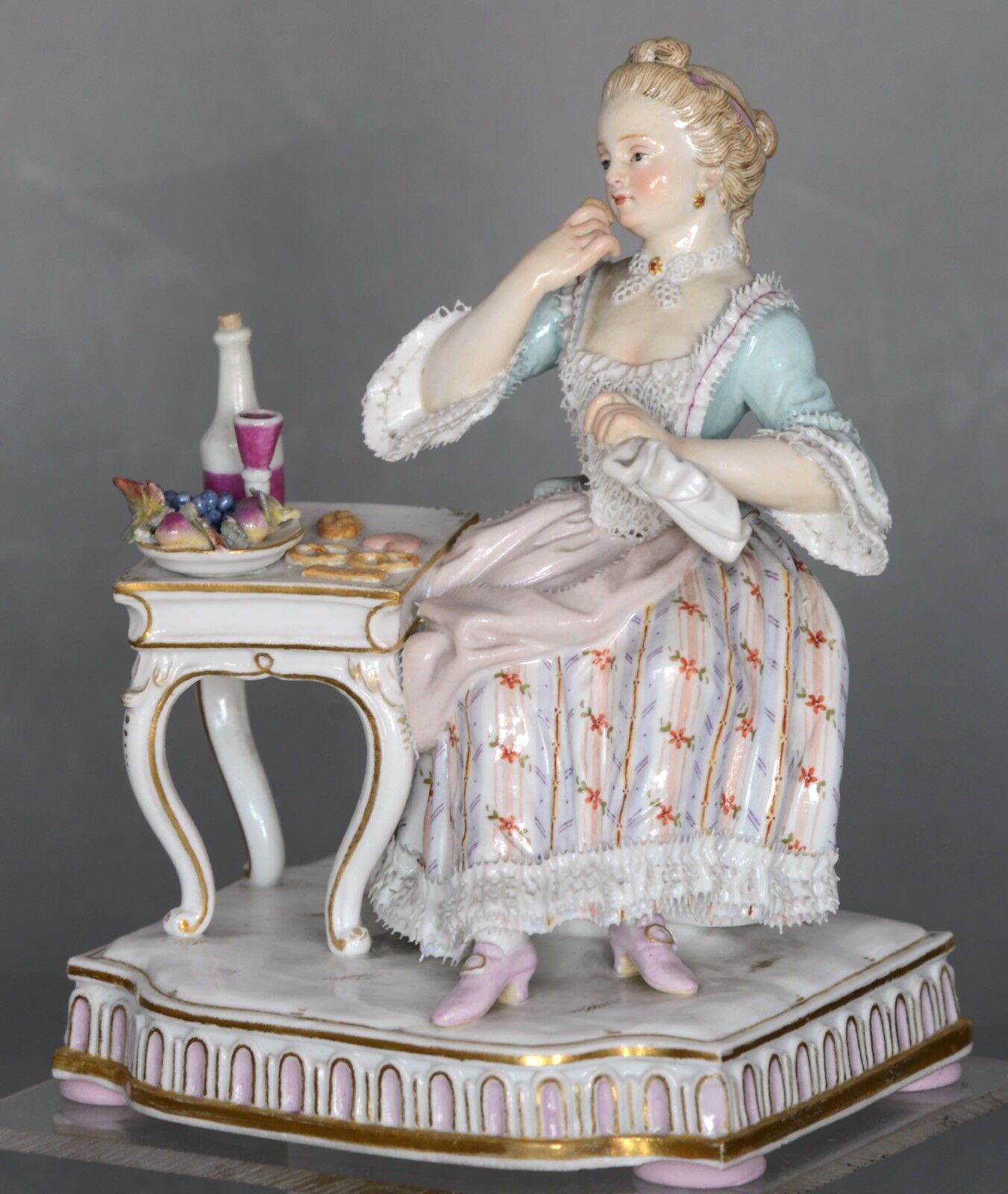 マイセン人形（フィギュリン） 「五感の寓意」シリーズ5点セット 1850