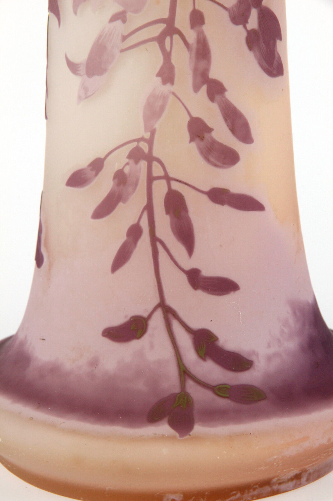 エミールガレ 藤の花が描かれたアールヌーボー時代の花瓶