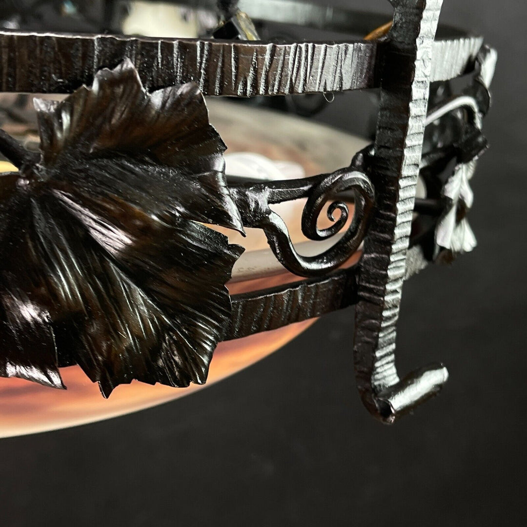 ミューラー兄弟 アールデコ調 シャンデリア 吊りランプ