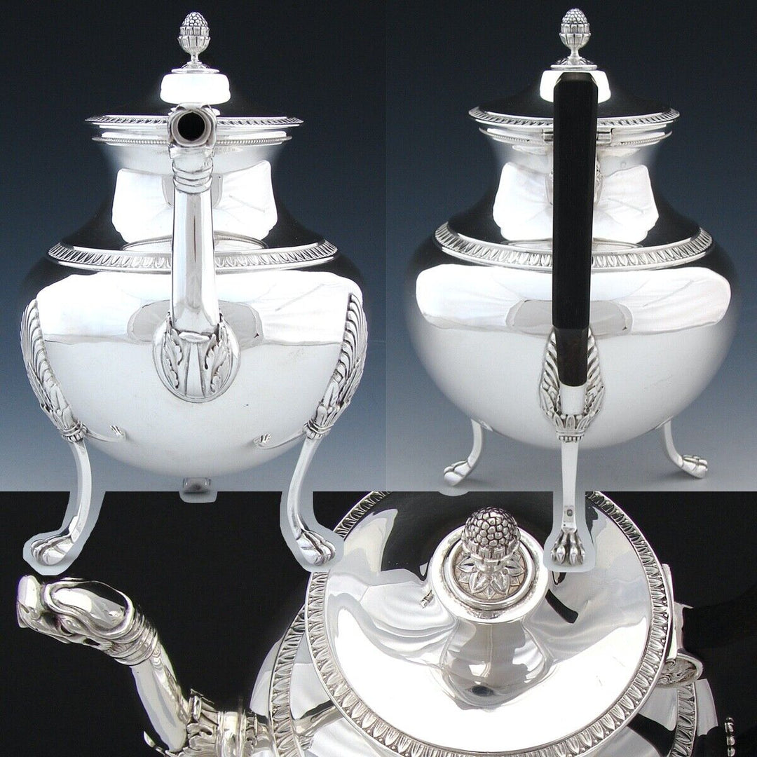 オディオ ホール スターリングシルバー 王族御用達コーヒー＆ティーセット4点