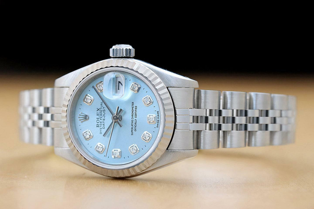 憧れの Rolexロレックス宇宙時計型アイスブルーの高貴な腕時計 安けれ 着せ替え服・アウトフィット