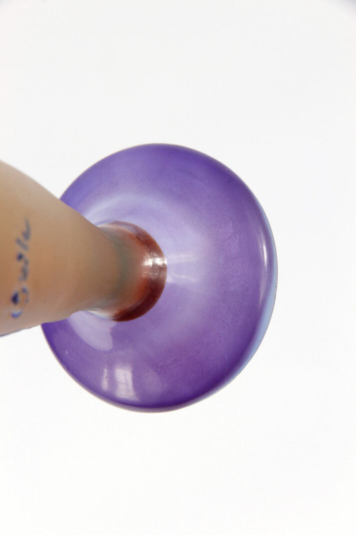 エミールガレ 藤の花が描かれた高級ラインの花瓶 アールヌーボー時代の作品