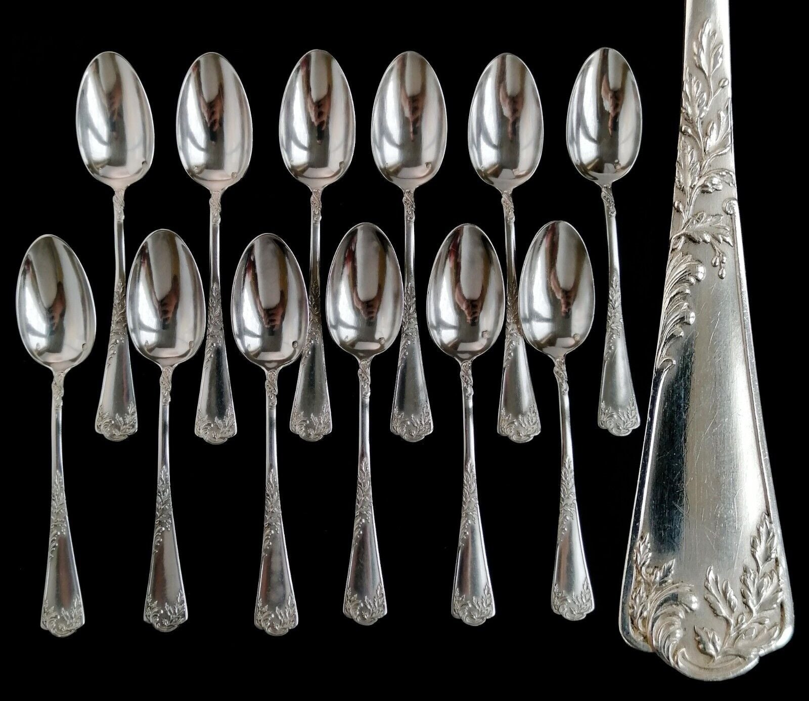 【仏蘭西】 Louis XV トング　ルイ15世様式 16cm 仏蘭西】 Louis XV トング ルイ15世様式 16cm 美術品・アンティーク