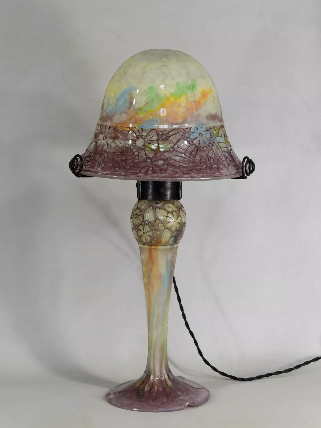 ミューラー兄弟  フランス製アールデコ マッシュルームランプ 1920年代