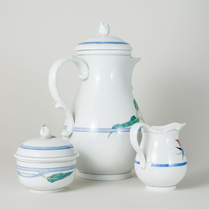 マイセン食器 コーヒーカップセット 6人用 ストレリツィエ 1級品