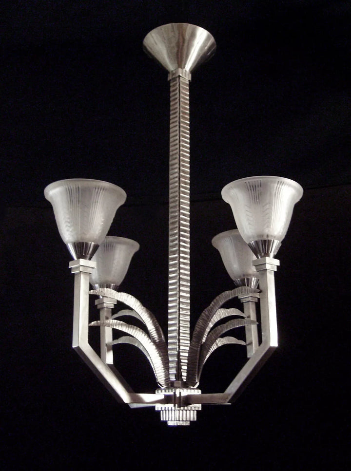 フルネット & ミューラー兄弟 チューリップランプ  シャンデリア