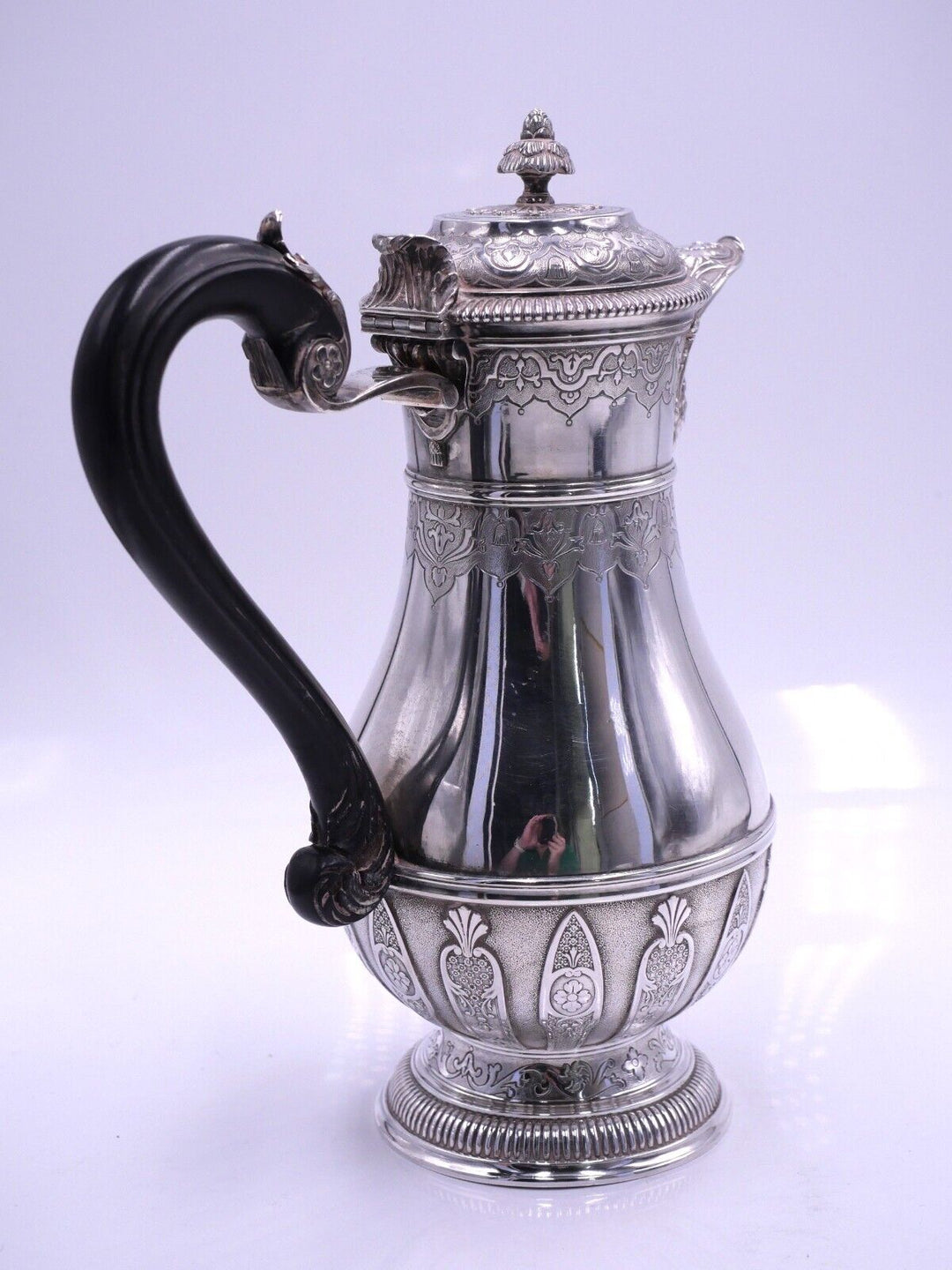 カルディヤック スターリングシルバー コーヒーポット  ルネサンス マスカロン