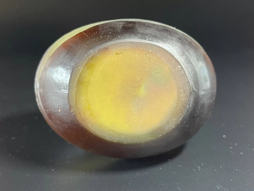 エミールガレ 山と湖の風景が描かれた一輪挿し バンジョー型花瓶