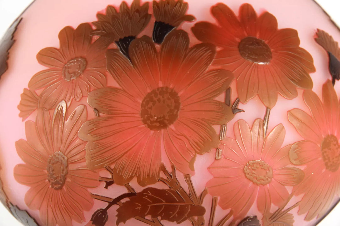 エミールガレ サイネリアの花が描かれた花瓶