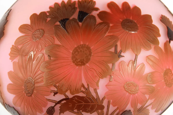 エミールガレ サイネリアの花が描かれた花瓶