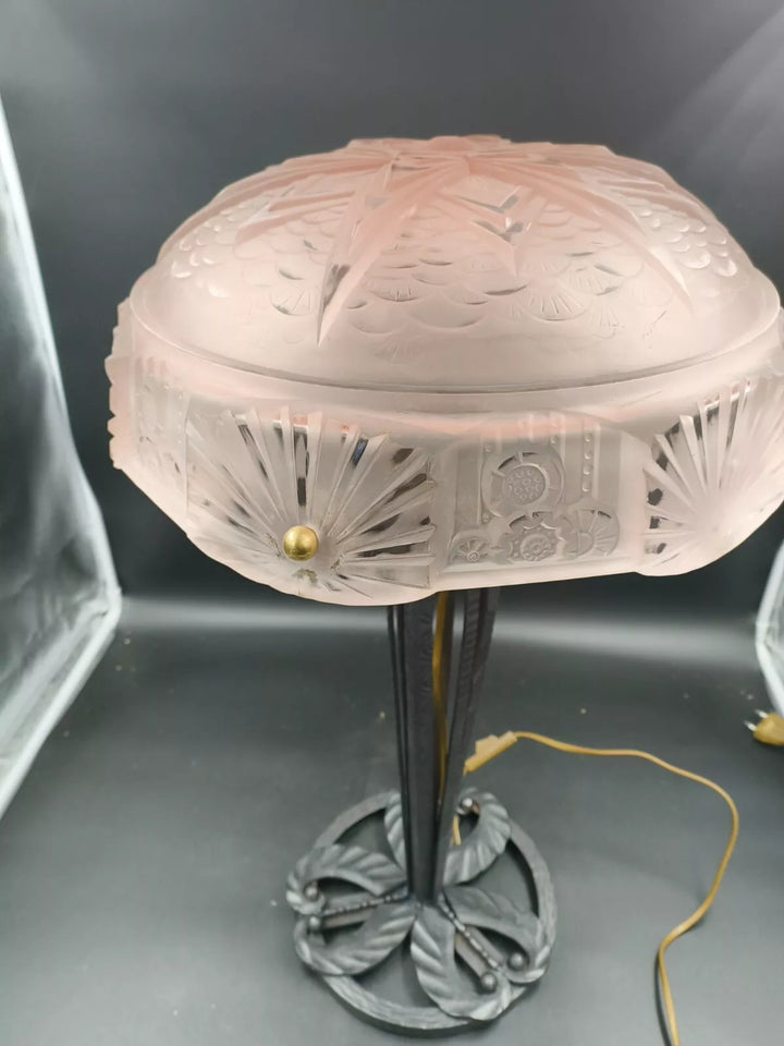 ミューラー兄弟 アールデコテーブルランプ 1925～1930年代